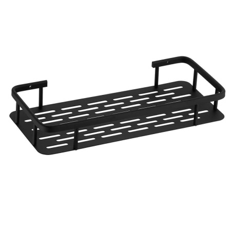 Полка в ванную 1-ярусная чёрная FASHUN (арт. A7326-7) оптом от компании Аквалига
