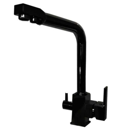 Смеситель для кухни Fashun для фильтра питьевой воды высокий излив латунь черный FASHUN (арт. A4355-7)