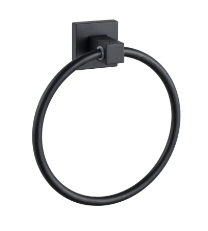 Держатель для полотенца  D-lin кольцевой черный D-Lin (арт. D230222) оптом от компании Аквалига
