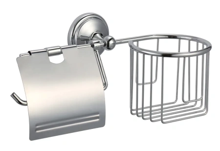 Бумагодержатель с держателем освежителя FEINISE (арт. S0403-1) оптом от компании Аквалига
