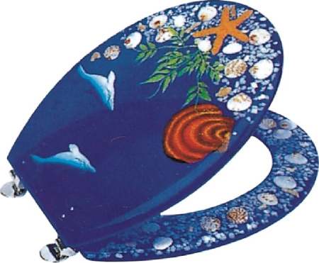 Сиденье для унитаза (орг. стекло) OUTE (арт. TZ412) оптом от компании Аквалига
