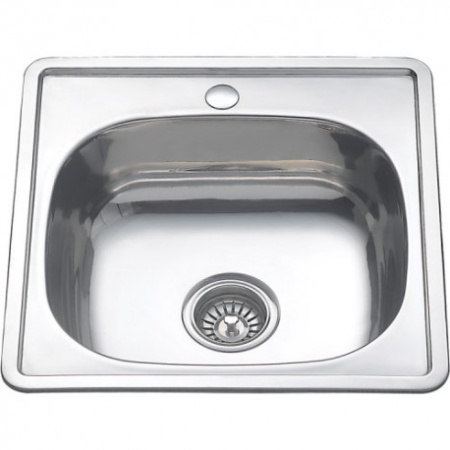 Мойка врезная 0,6мм 48х48 глубина 160мм Melana (арт. 64848) оптом от компании Аквалига
