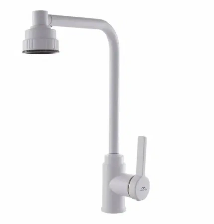 Смеситель для кухни однорычажный Fashun высокий излив белый FASHUN (арт. A54031-8)