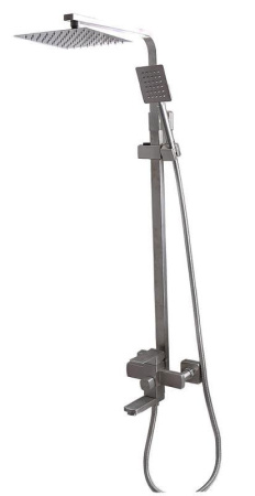 Смеситель с душевой стойкой Fashun нержавейка FASHUN (арт. A52402)