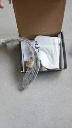 Смеситель для раковины Ammore однорычажный белый D-Lin (арт. A1003-C)