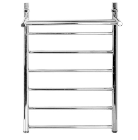 Полотенцесушитель Классика Прямая с полкой 500x600 1' нижнее подключение Россия (арт. КПП5060) оптом от компании Аквалига
