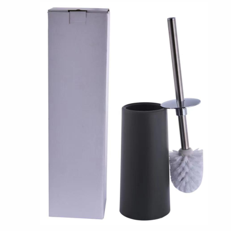 Ершик для унитаза хром/серый FASHUN (арт. PL901-12) оптом от компании Аквалига
