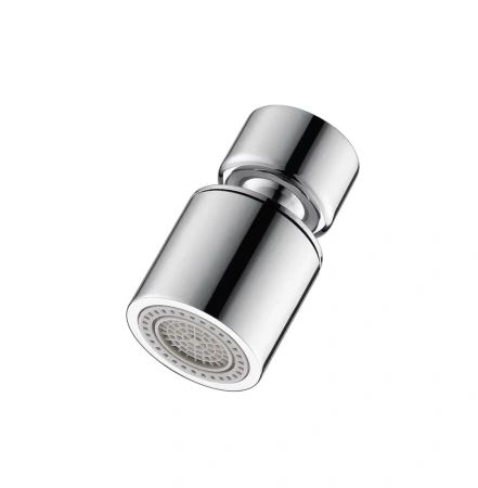 Аэратор для смесителя Yindaf универсальный поворотной двухрежимный водосберегающий хром резьба внутр. М22 Yindaf (арт. Y0143)