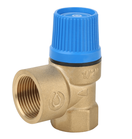 Клапан предохранительный 1/2" x 3/4" x 6 бар пружинный с фиксированной настройкой GAPPO (арт. G1456.1) оптом от компании Аквалига