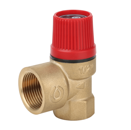 Клапан предохранительный 1/2" x 3/4" x 2.5 бара пружинный с фиксированной настройкой GAPPO (арт. G1455.2) оптом от компании Аквалига