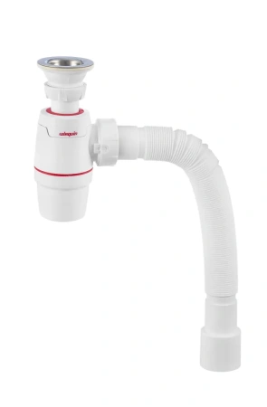 Сифон "Wirquin Neo" 1' 1/4 x 40мм с выпуском и гофротрубой L800мм. 40 х 40/50мм Виркэн (арт. 30987065) оптом от компании Аквалига
