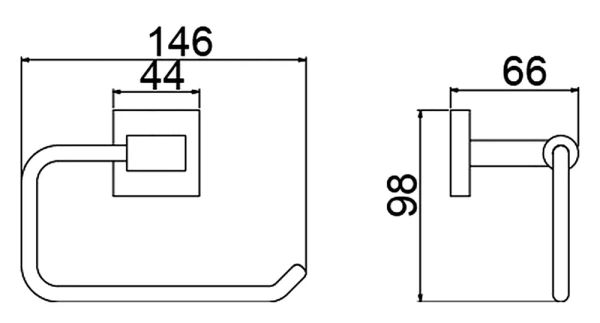 Держатель бумажного полотенца D-lin D-Lin (арт. D232222) оптом от компании Аквалига
