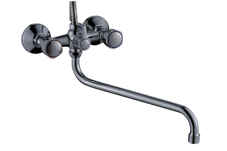 Смеситель для ванны двухвентильный Feinise длинный излив FEINISE (арт. S72318-35S)