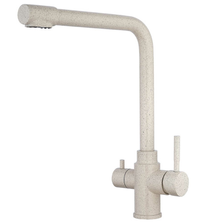 Смеситель для кухни однорычажный Fashun для фильтра питьевой воды высокий излив нержавейка бежевый FASHUN (арт. A54309-8)