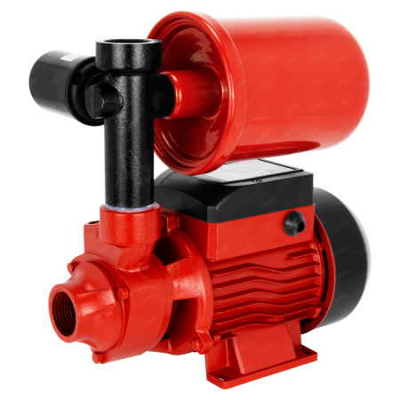 Автоматическая насосная станция JEMIX, Мощность 370 Ватт, максимальный напор 34 м, произв. 33 л/мин, макс. глуб. всасывания до 5 м. Крыльчатка из латуни. Накопительный бак 2л Jemix (арт. АПНВ-33-34 МИНИ) оптом от компании Аквалига
