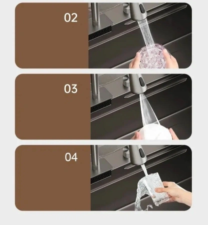 Мойка врезная многофункциональная 78х46 см, глубина 21см чёрная OUTE (арт. T87846H) оптом от компании Аквалига
