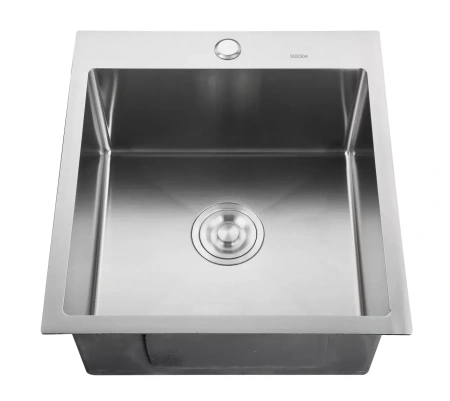 Мойка врезная 3,0мм Feinise 44х44 сатин глубина 200мм в комплекте коландер раздвижной FEINISE (арт. CS4444) оптом от компании Аквалига

