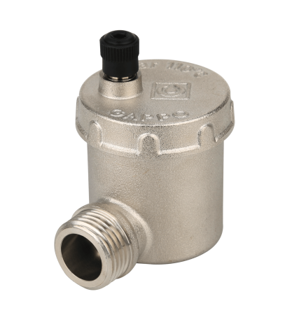 Воздухоотводчик автоматический угловой 1/2" x 10 бар - 110℃ GAPPO (арт. G1460) оптом от компании Аквалига