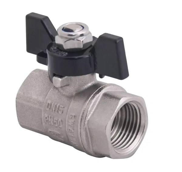 Кран шаровой 1/2 в/в бабочка Gappo GAPPO (арт. G224.04) оптом от компании Аквалига
