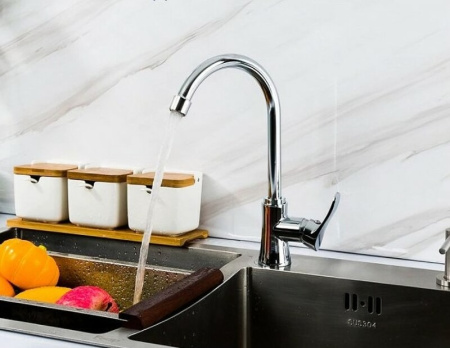 Смеситель для кухни однорычажный Frap высокий излив FRAP (арт. F40501)