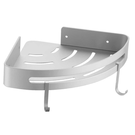 Полка в ванную 1-ярусная угловая белая FASHUN (арт. A7335-17) оптом от компании Аквалига
